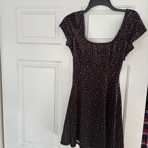 Windsor Black and Pink Floral Mini Dress